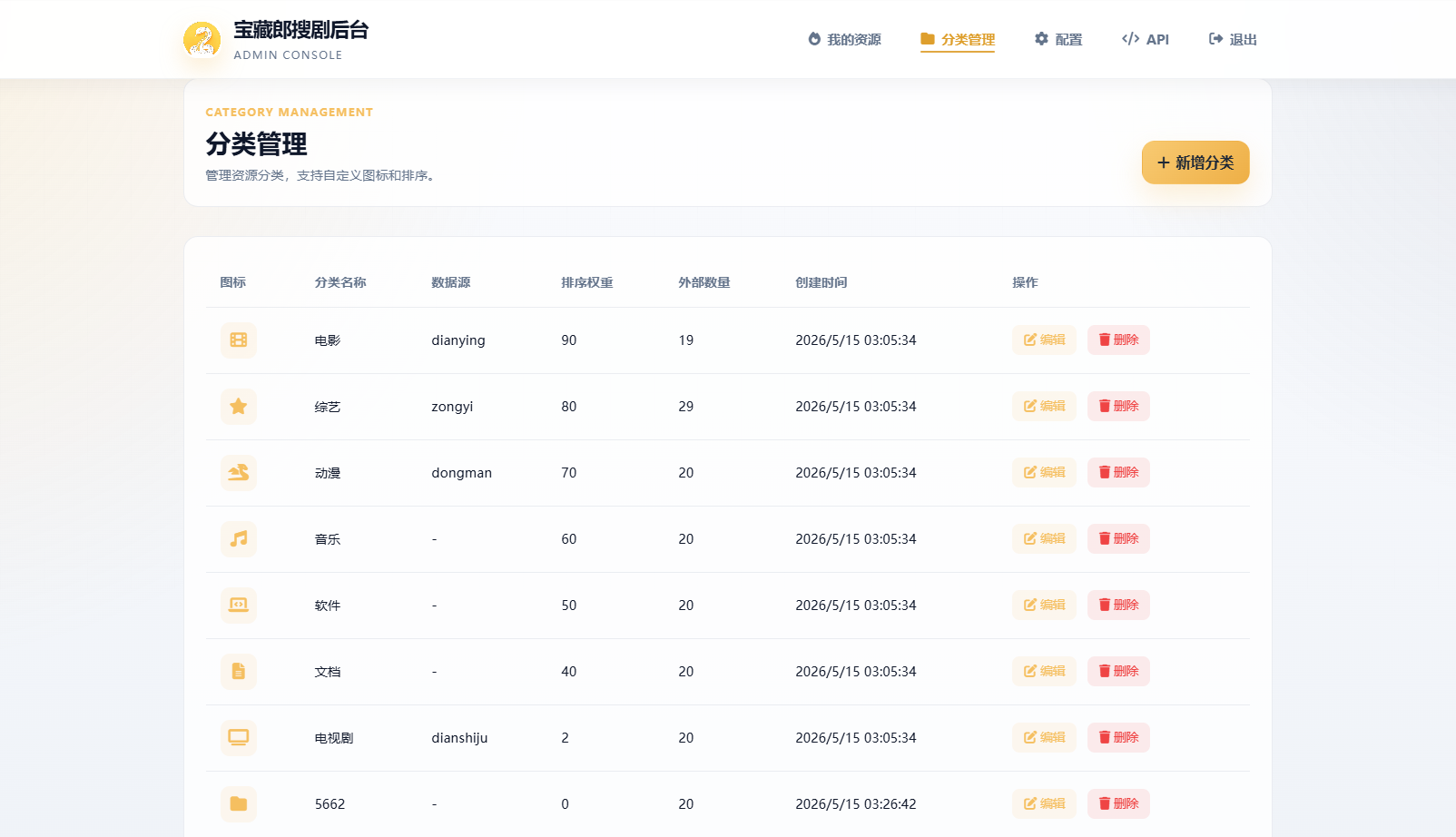 最新发下的盘搜网源码开源的支持api接口多种网盘 第8张插图