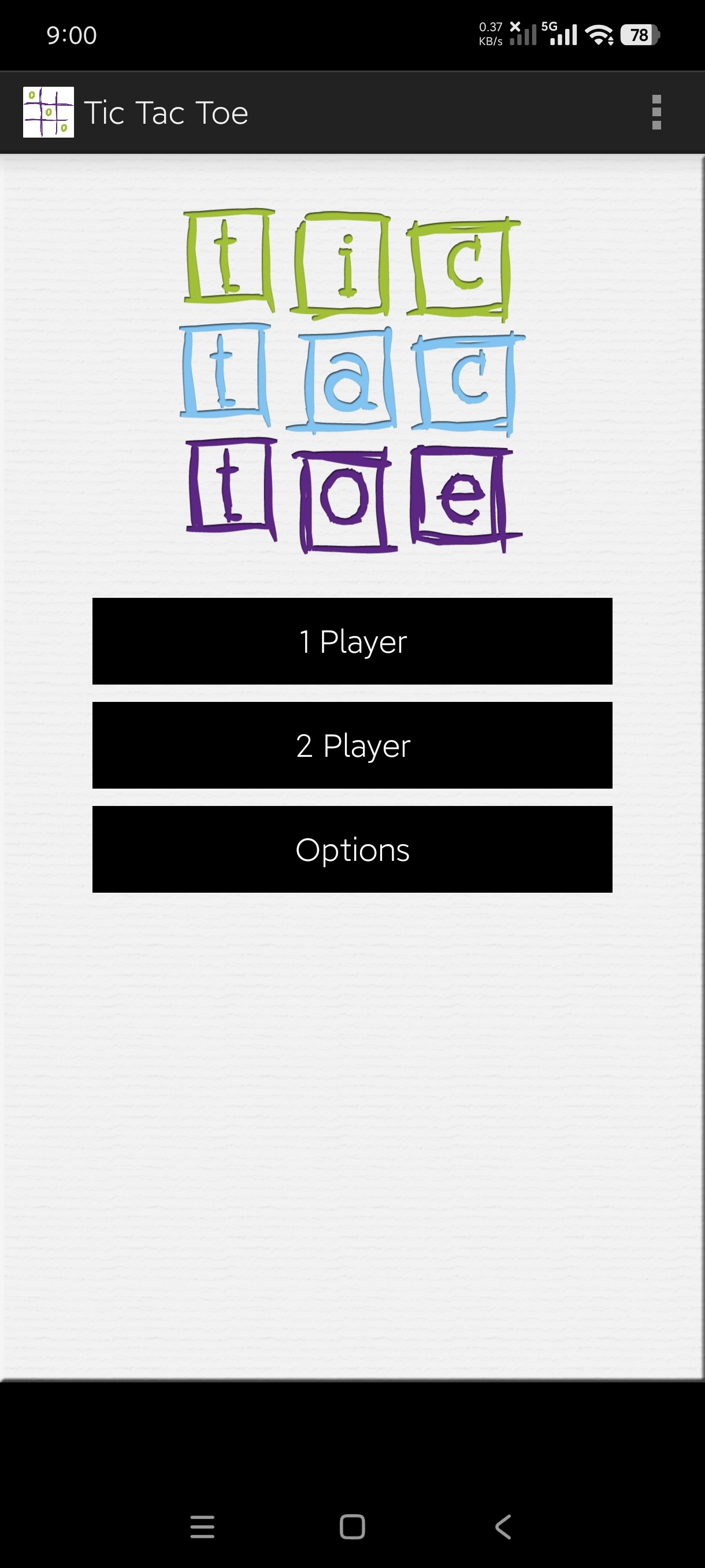 井字棋1.2锻炼防止痴呆纯净版防止呆瓜 第6张插图 井字棋1.2锻炼防止痴呆纯净版防止呆瓜 第6张插图