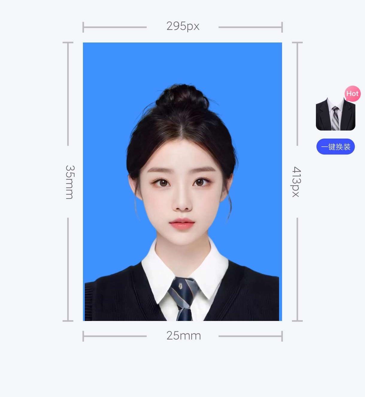 最美电子证件照⭕AI生成自定义尺寸免费~ 第7张插图 最美电子证件照⭕AI生成自定义尺寸免费~ 第7张插图