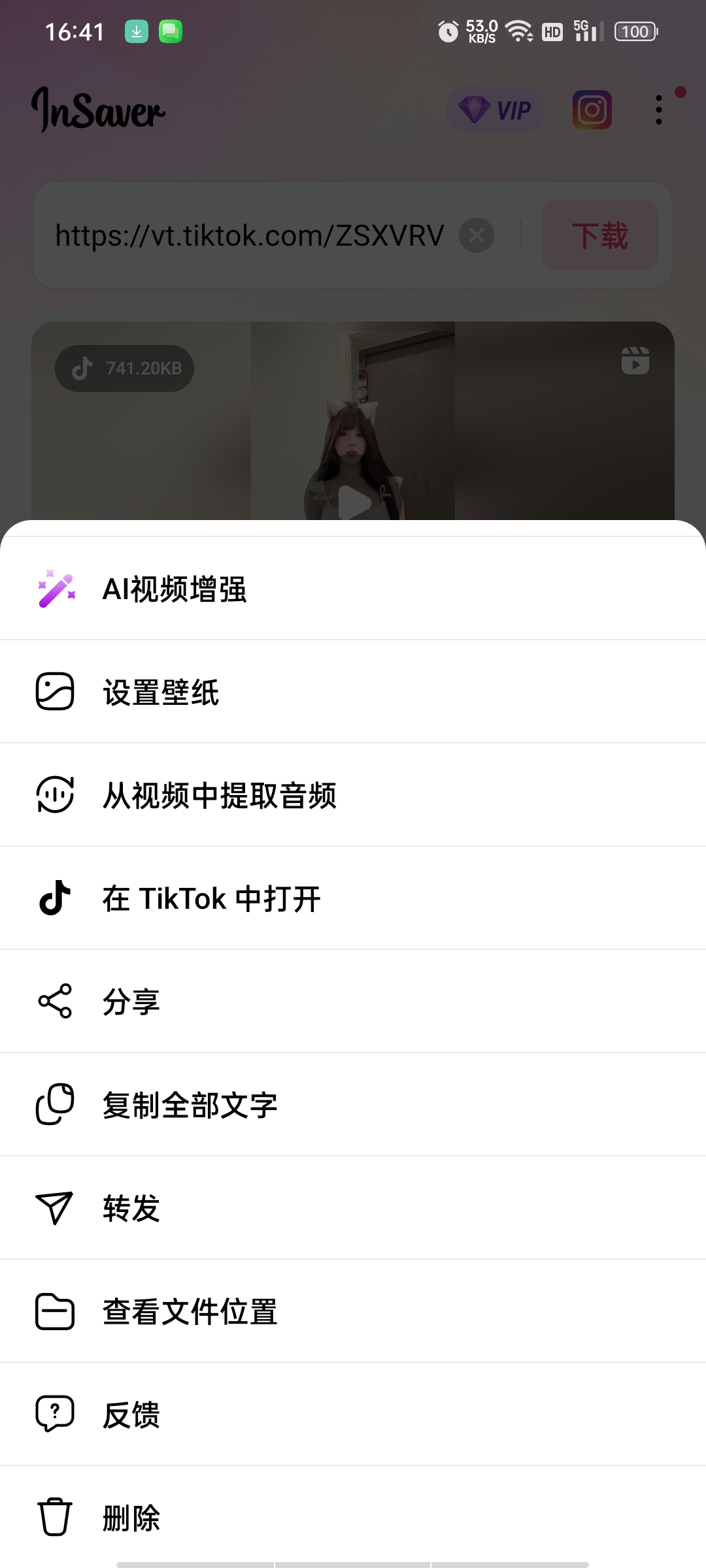 InSaver全能下载高级版支持TikTok,IG等 第12张插图 InSaver全能下载高级版支持TikTok,IG等 第12张插图