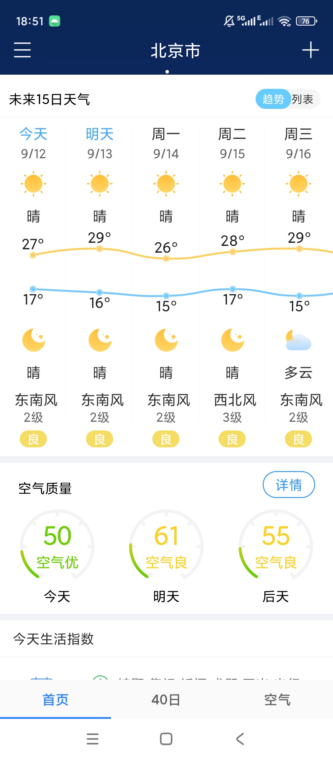 天气早知道多日预报查询空气质量监测工具 第7张插图 天气早知道多日预报查询空气质量监测工具 第7张插图