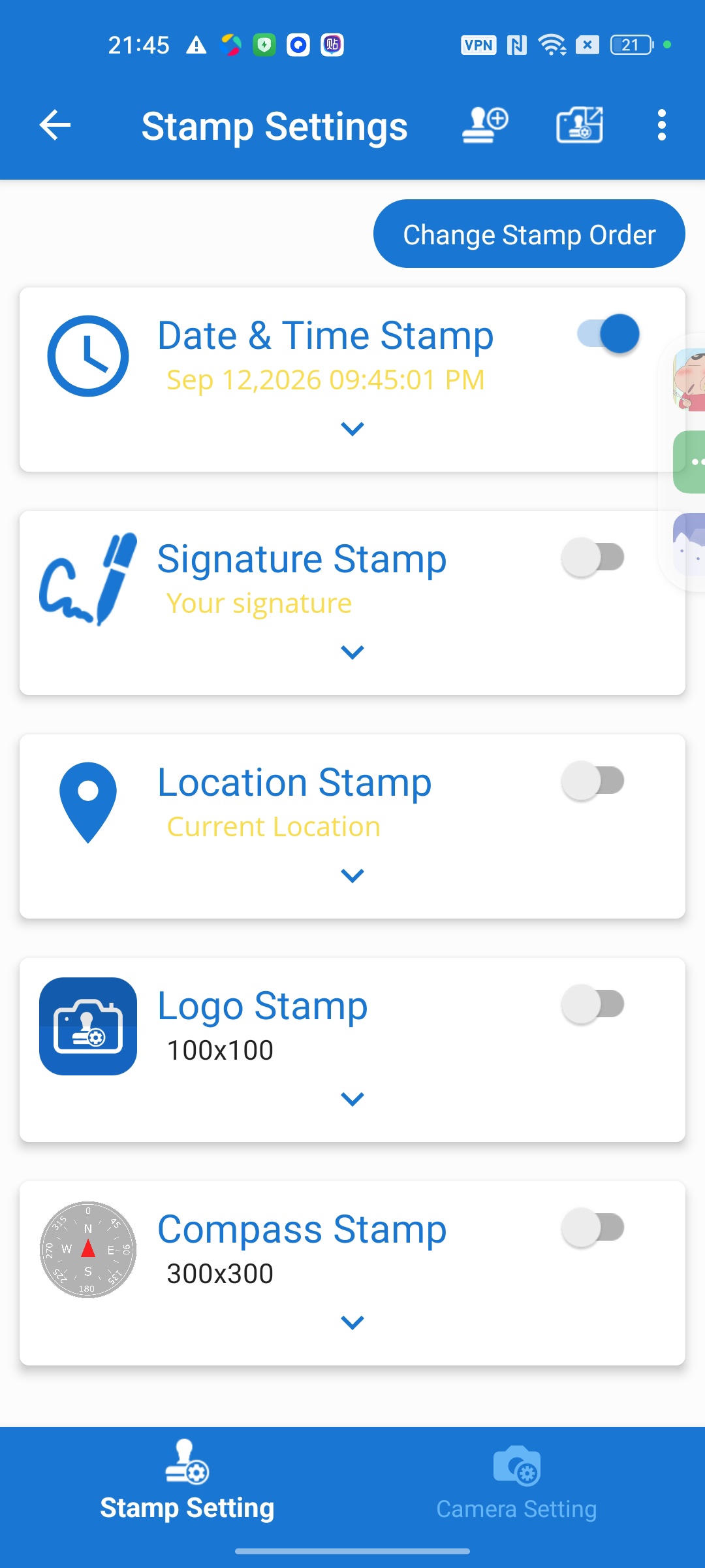 TimeStamp Camera⭕拍照留痕水印自动加 第7张插图 TimeStamp Camera⭕拍照留痕水印自动加 第7张插图